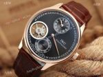 High Quality IWC Portuguese Rose Gold Black Dial Watch - New Arrival